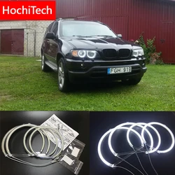 HochiTech for Bmw E53 X5 1999-2004 Ultra bright SMD white LED angel eyes 2600LM 12V ring kit daytime running light DRL