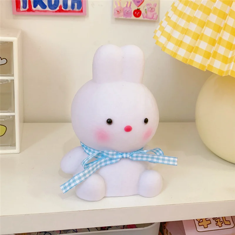 New Style Rabbit LED Night Light for Children Baby Kids Bedside Lamp Multicolor Silicone Touch Sensor Tap Control Nightlight