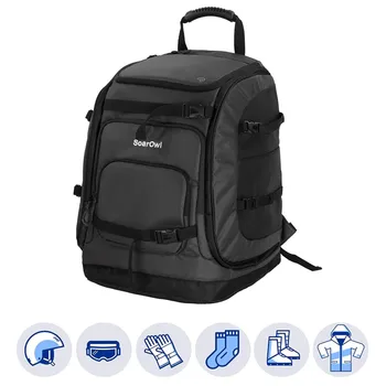 Soarowl 65l Skischoentas Waterdichte Verdikte Skitas Met Grote Capaciteit Kan Skihelmen, Veiligheidsbrillen, Kleding, Enz. Kan Ski 'S Hangen