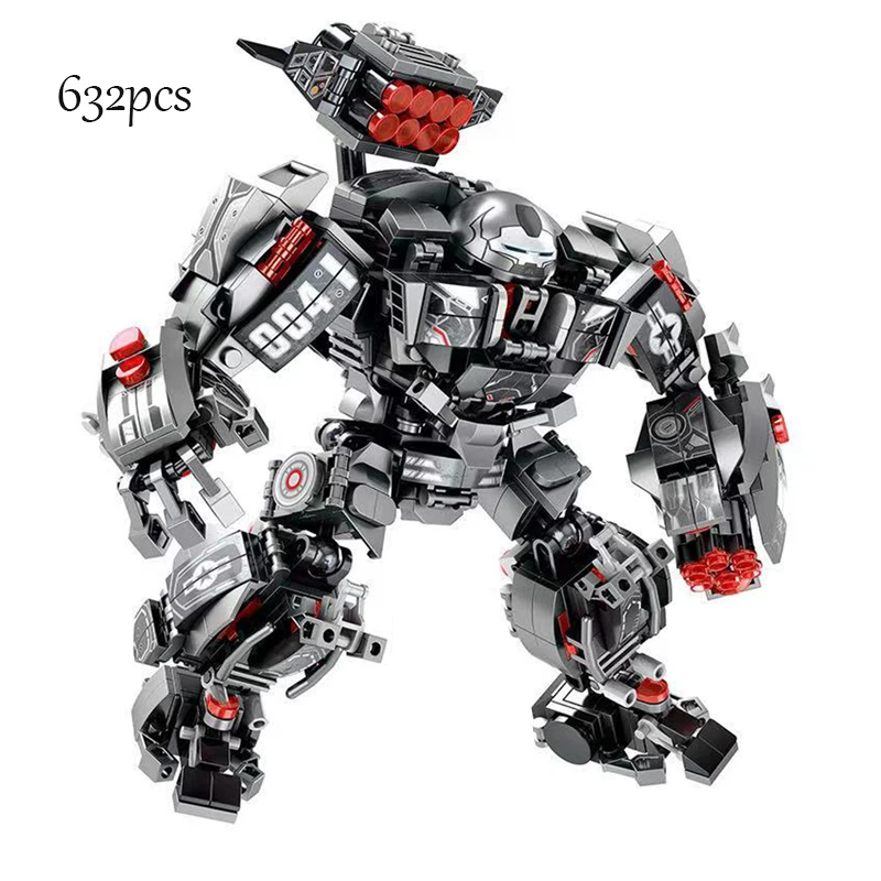 2022 Marl‘s Building Blocks Bricks Iron man Hulkbuster War Machine Super Heroes Avengers Infinity War Children Kids Toys Gifts