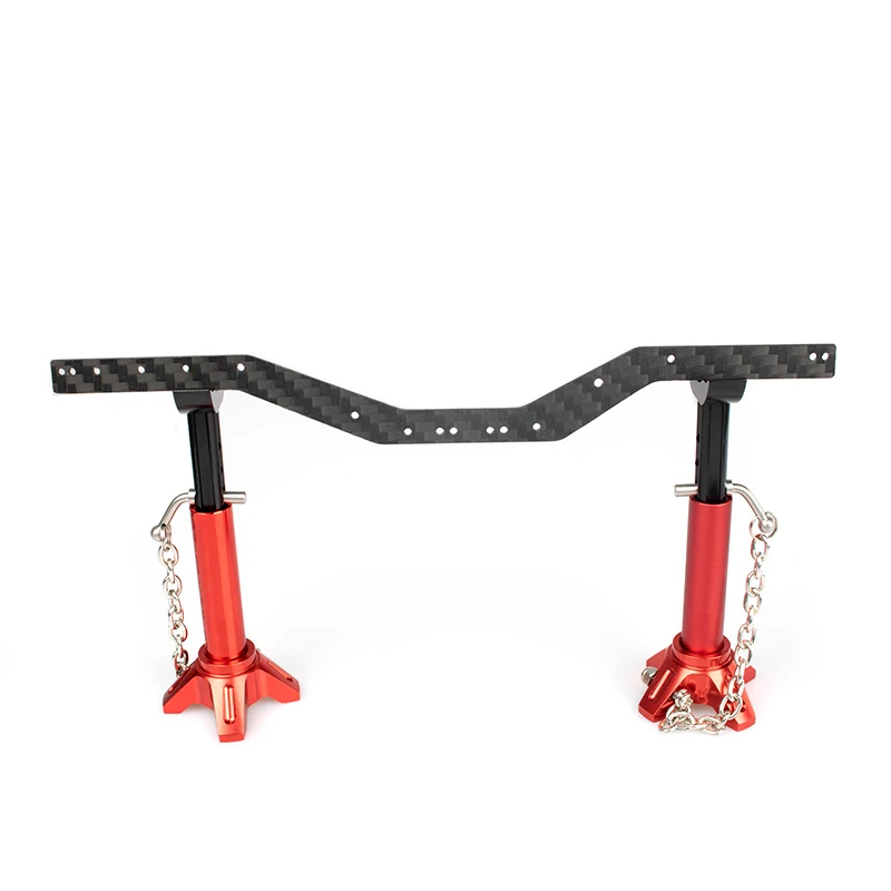 YEAHRUN Carbon Fiber Chassis Frame Rails for Axial SCX24 Deadbolt C10 Wrangler Gladiator Bronco 1/24 RC Car Model Upgrade Parts