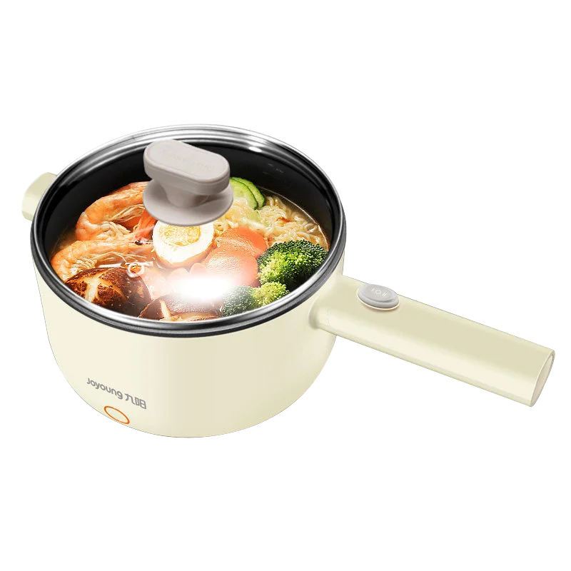 220V 1.5L Electric Cooking Pot Non-stick Inner Multi Cooker Household Electric Frying Pan Hot Pot Cooker