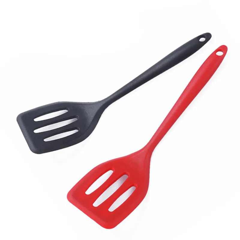 Silicone Turners Gadgets Kitchen Tools Egg Fish Frying Pan Scoop Fried Shovel Spatula Cooking Utensils