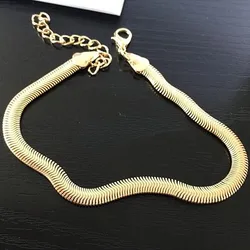 Antique Punk Bracelets for Women Men Summer Bohemian Minimalist Jewelry Fashion Personality Snake Chain Bracelet