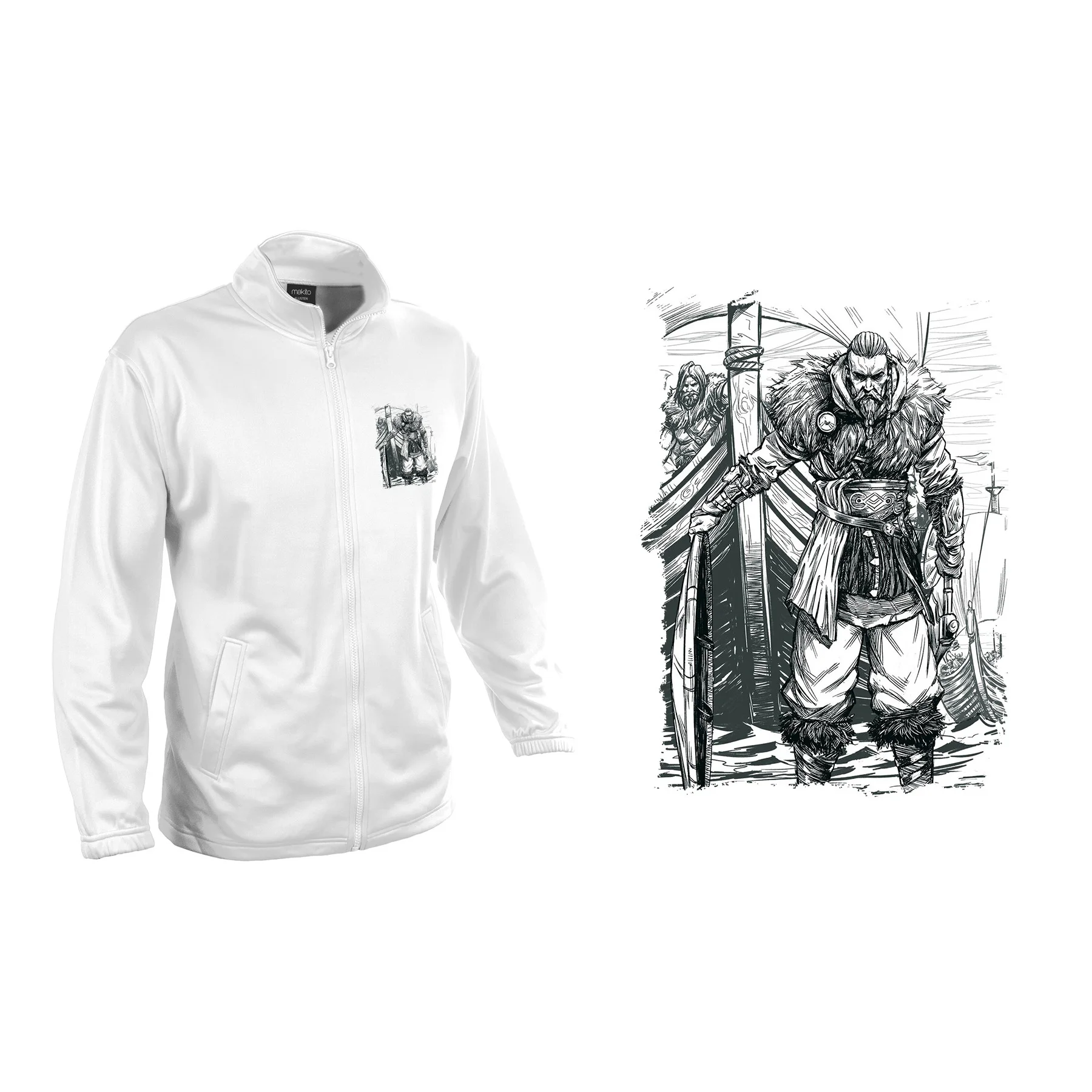 Jacket TECNICA 1 DRAWING HERO VIKING MEDIAEVAL jacket