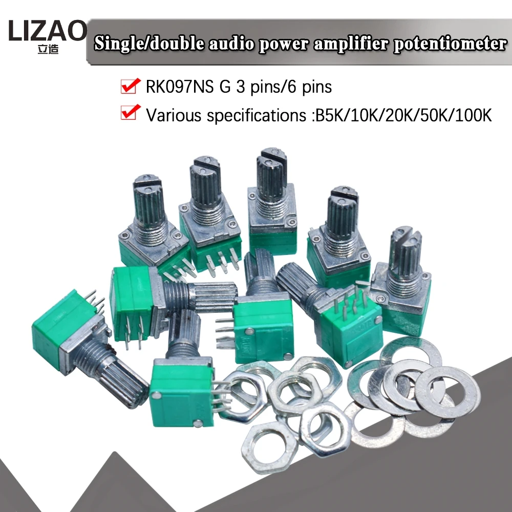 10PCS B5K B10K B50K…