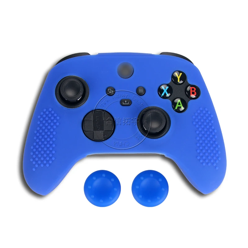HOTHINK 1 Buah Casing Silikon untuk XBOX Seri X S Pengendali Antiselip Penutup Kulit Lunak untuk XBOX SX SS