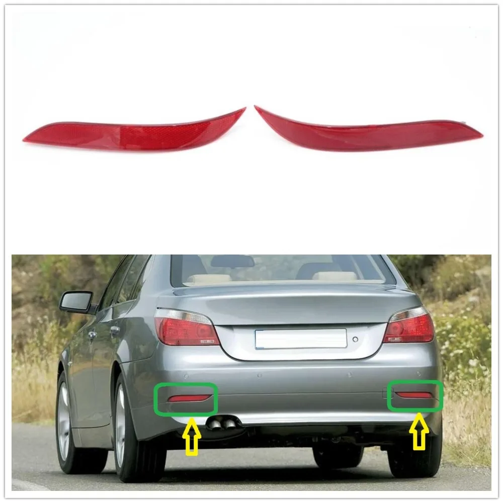 

For BMW 5 Series E60 2003 2004 2005 2006 2007 Rear Tail Bumper Corner Reflector Decorative False Light Lamp