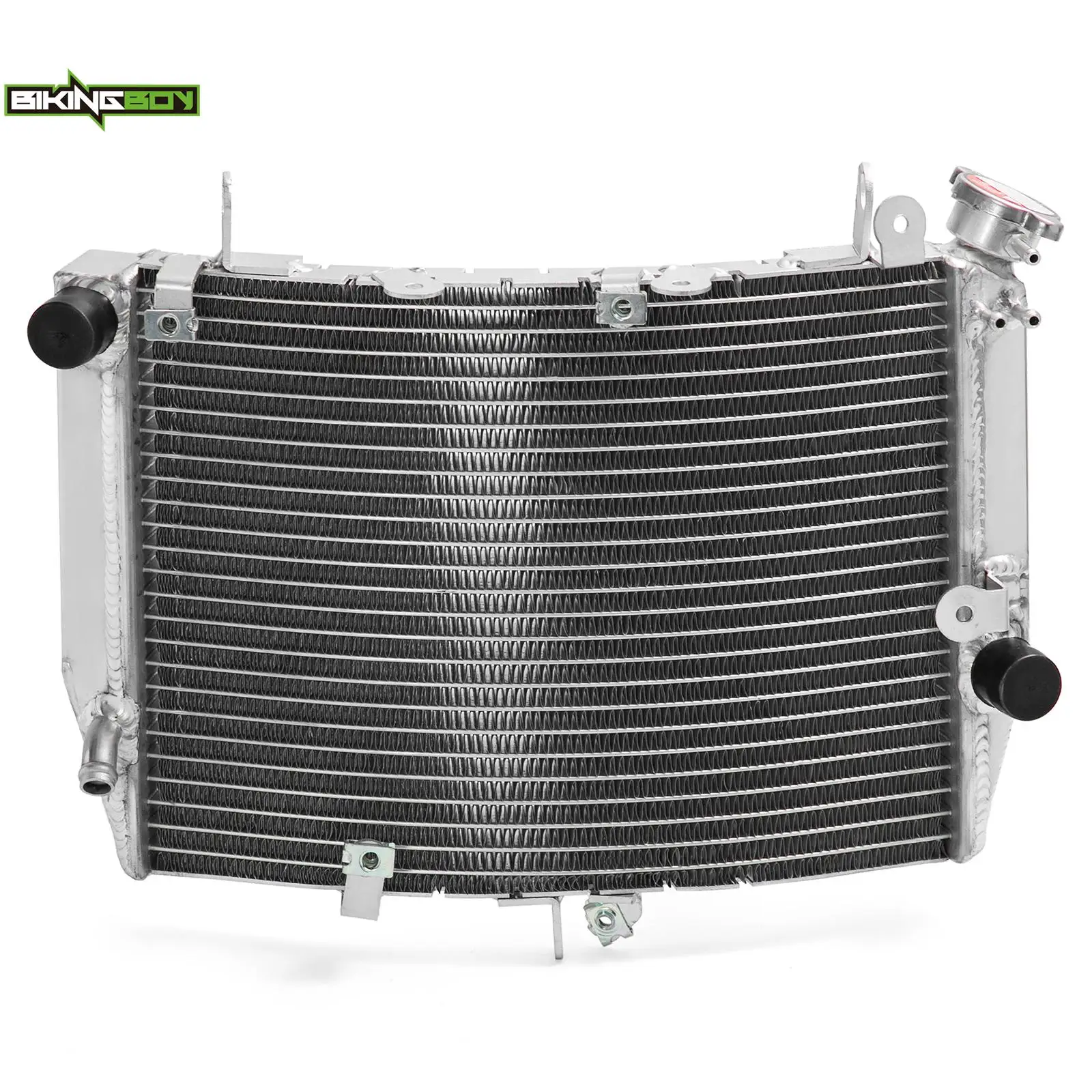 BIKINGBOY For Yamaha YZF R6 03 04 05 06 07 08 09 10 11 12 13 14 15 16 R6S 06-09 Radiator Engine Cooling Cooler Water Polished