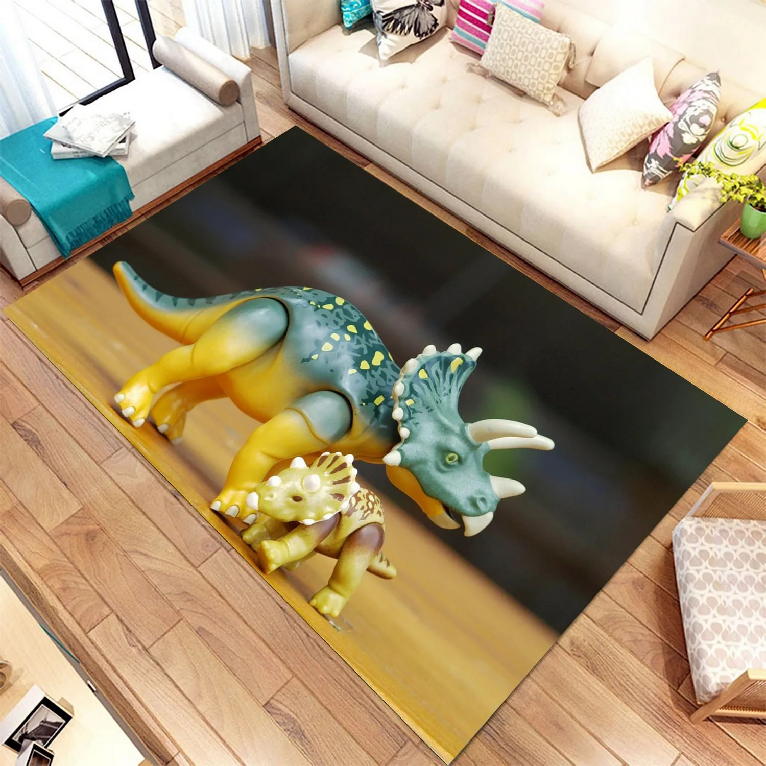 Dinosaur Rug, Dino Carpet, For Living Room Rugs,Fan,Area Rug, Popular Rug, personalized Gift, Themed Rug, Home Decor,Rug, msmd92