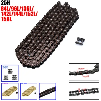 25H kette mit Ersatz Master Link 47cc 49cc 2 Hub Motor ATV Quad Go Kart Dirt Tasche Mini Motor bike Motorrad section144