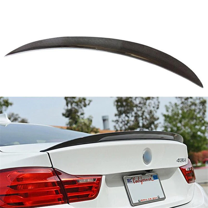 

CEYUSOT FOR BMW 4-Series Carbon Fiber Car Spoiler BMW4 F36 4door Sedan Wing Tail Fin Refit P/FD Style Accessories Spoiler 2014+