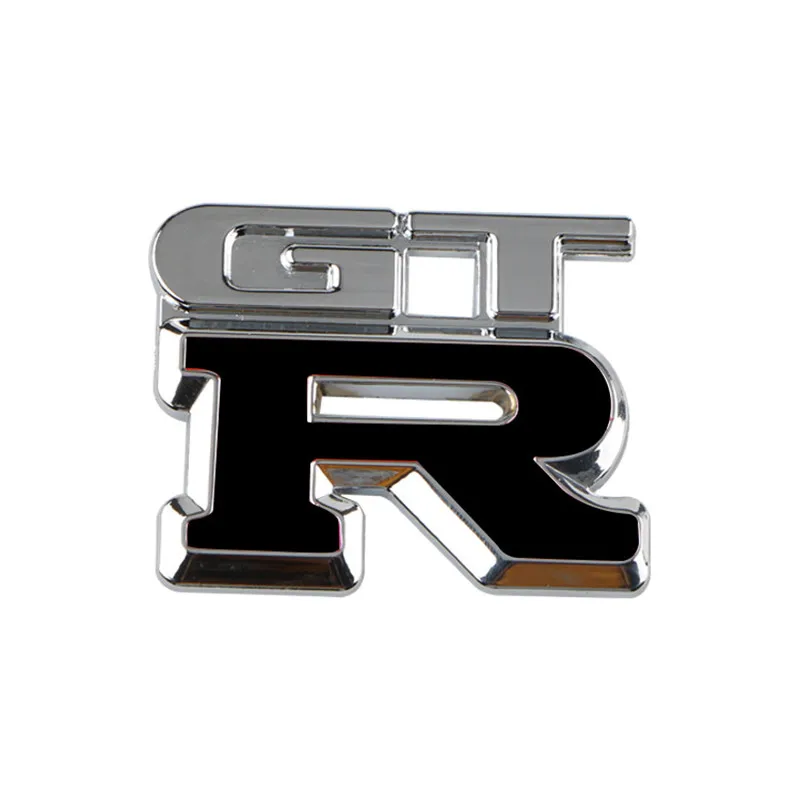 GTR Car Logo Emblem Metal Stickers R GT Decals Badge Labeling for Nissan Nismo GT-R, R32, R33, R34, R35, 370Z