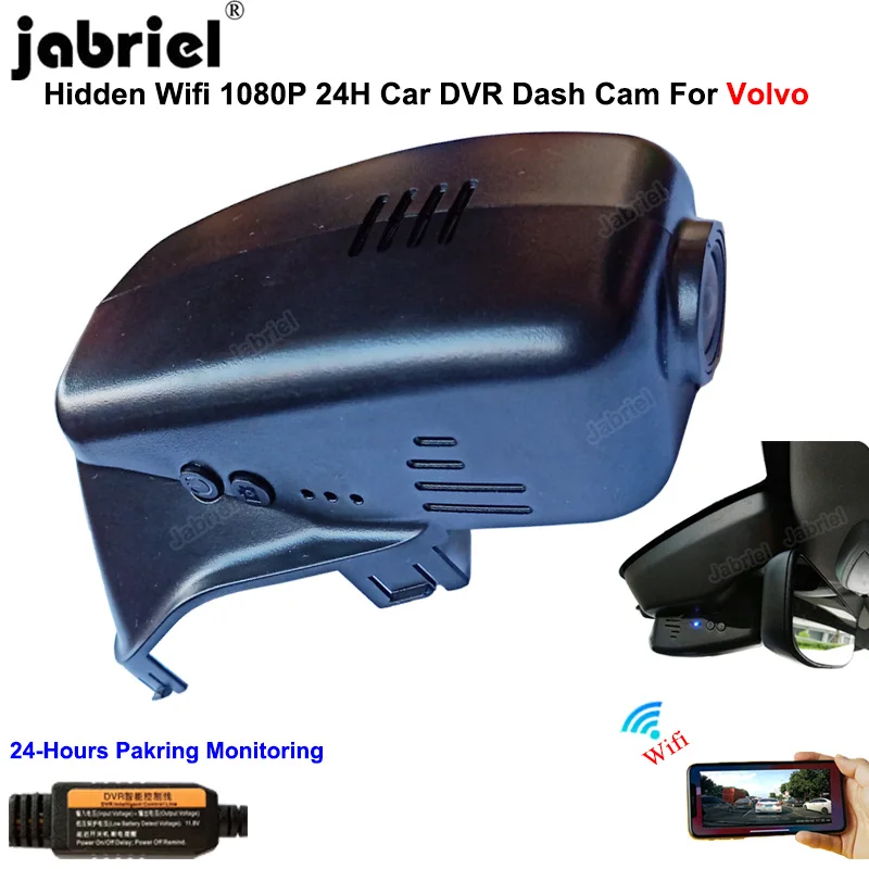 

WIFI Dash Cam Car DVR Camera 24H Dashcam Driving Recorder for Volvo S60 S80 2012 2015 V40 V60 V70 XC60 XC40 XC70 XC90 S40 S90