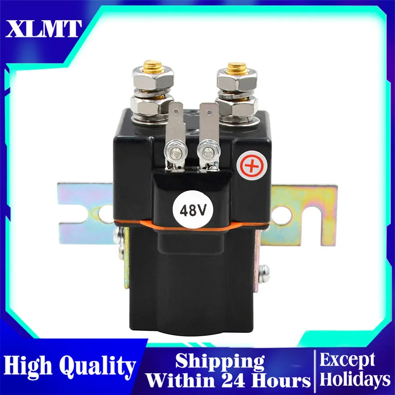 48V Starter Relay Solenoid for Club Car 4 Terminal Solenoid Coil | 95-Up DS and 04-Up Precedent Golf Carts - 101908701 & 5722