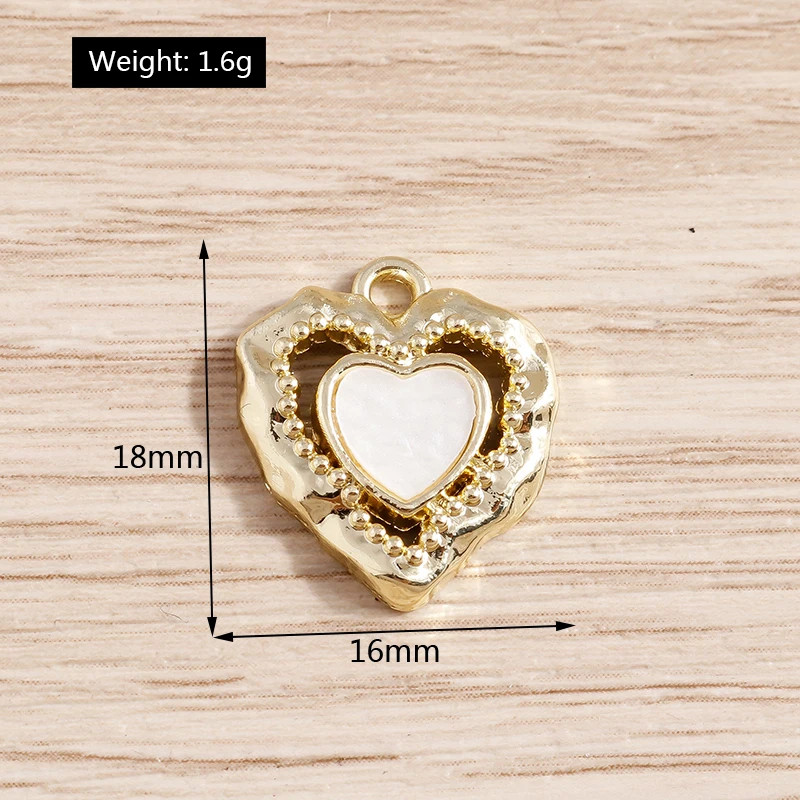 5 Stück 12 x 13 mm niedliche Perlen-Bowknot-Charms für Schmuckherstellung, Damenmode, Tropfen-Ohrringe, Anhänger, Halsketten, DIY-Armband, Basteln, Geschenk – Detail 15