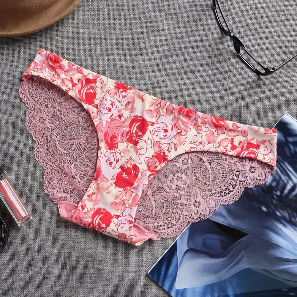 2017 Lace Women Sexy Panties Low Waist Hollow Transparent Panties Underwear Seamless G String Thongs 1pcs/lot  dzk04