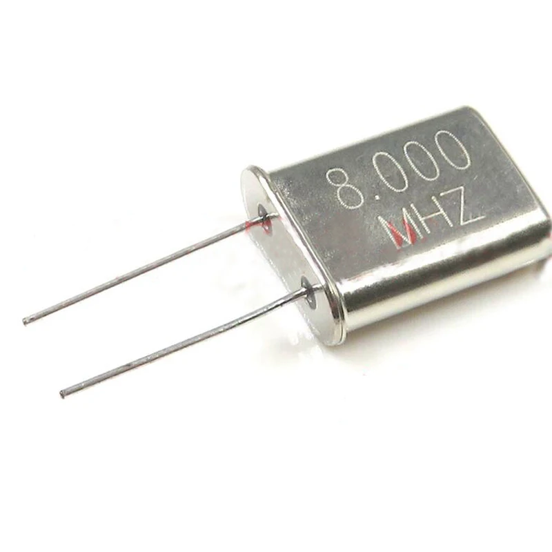 50pcs 49U HC-49U 8MHz 20ppm 20pF quartz resonator