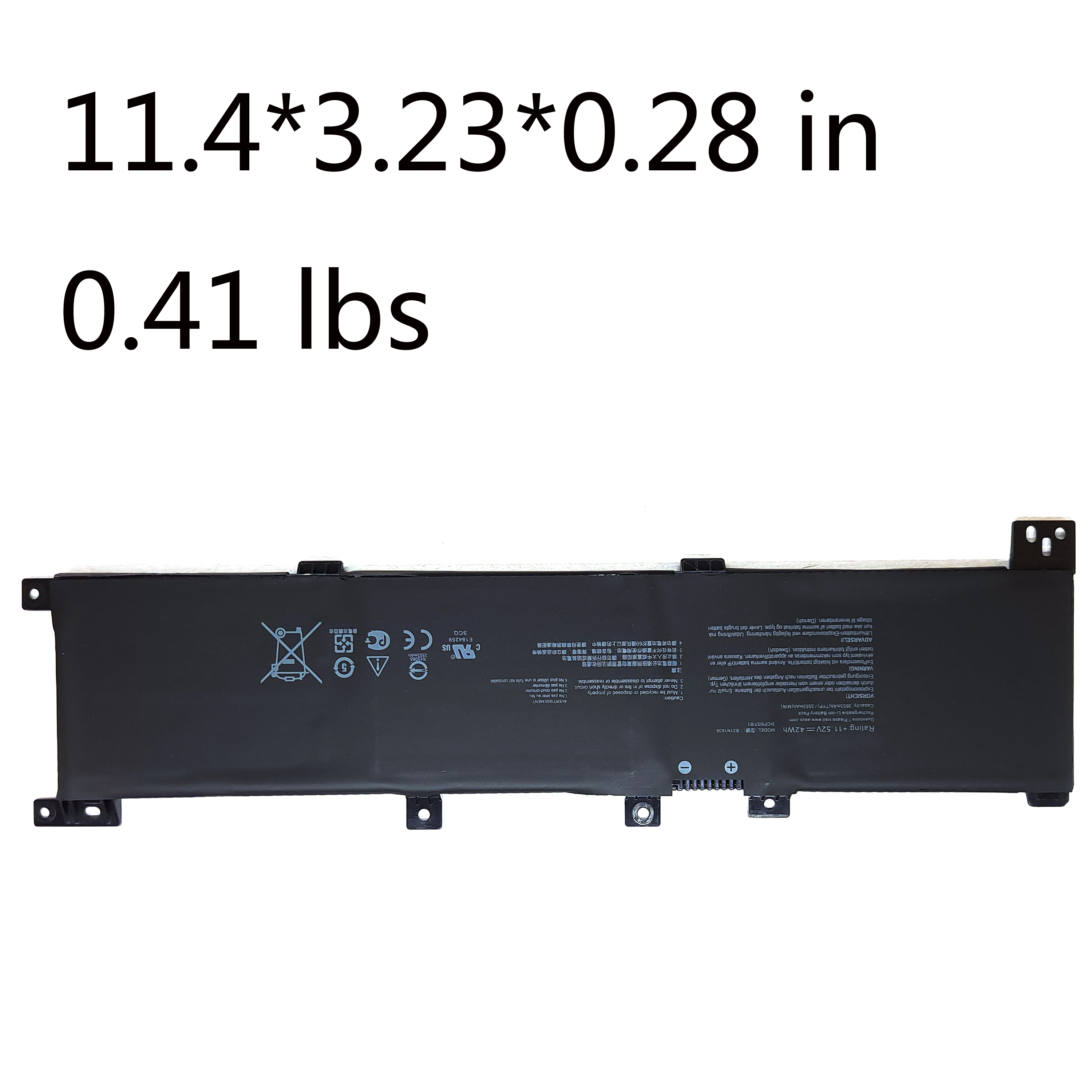 Genuine Original 42Wh B31N1635 Battery For Asus VivoBook 17 X705UQ X705UV X705UQ X705NA X705NC X705UD X705UN-3B X705UB-1B