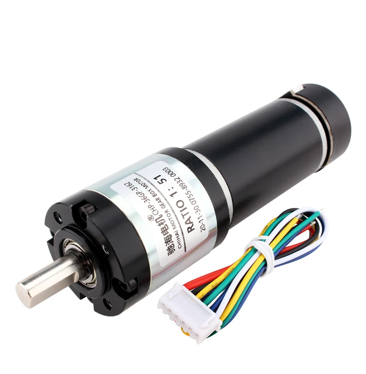 36MM ABHL Planetary DC Geared Motor 11PPR Hall Encoder High Torque 36GP3162 FOR Self-balancing Car Robot