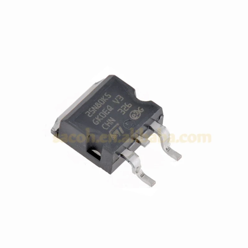 10Pcs STB25N80K5 oder STP25N80K5 oder STF25N80K5 oder STW25N80K5 25N80K5 ZU-263 19,5 A 800V Power MOSFET