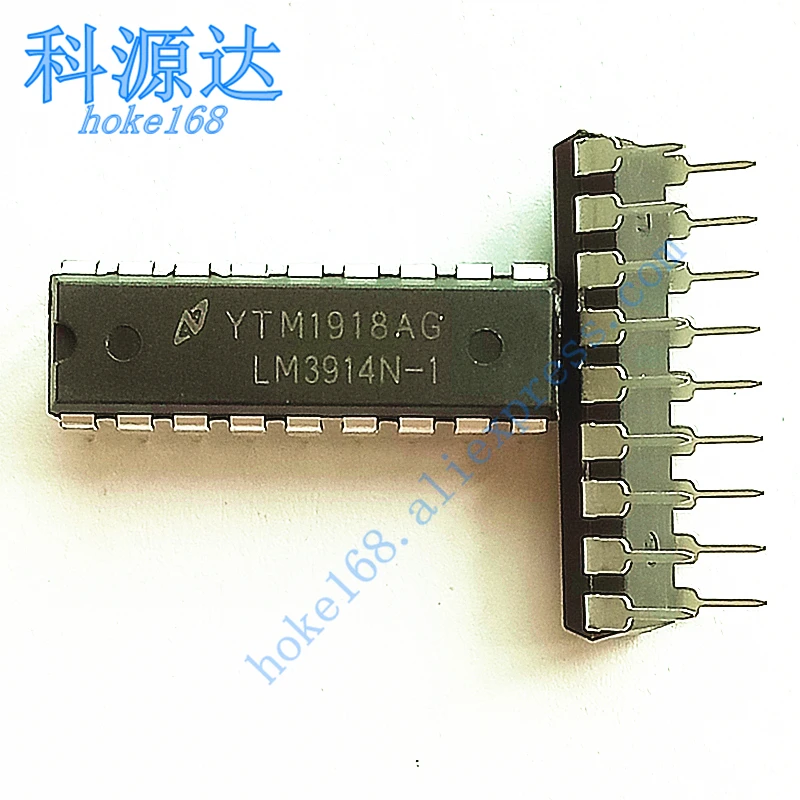 10pcs/lot LM3914N-1 DIP-18 LM3914 DIP18 In Stock