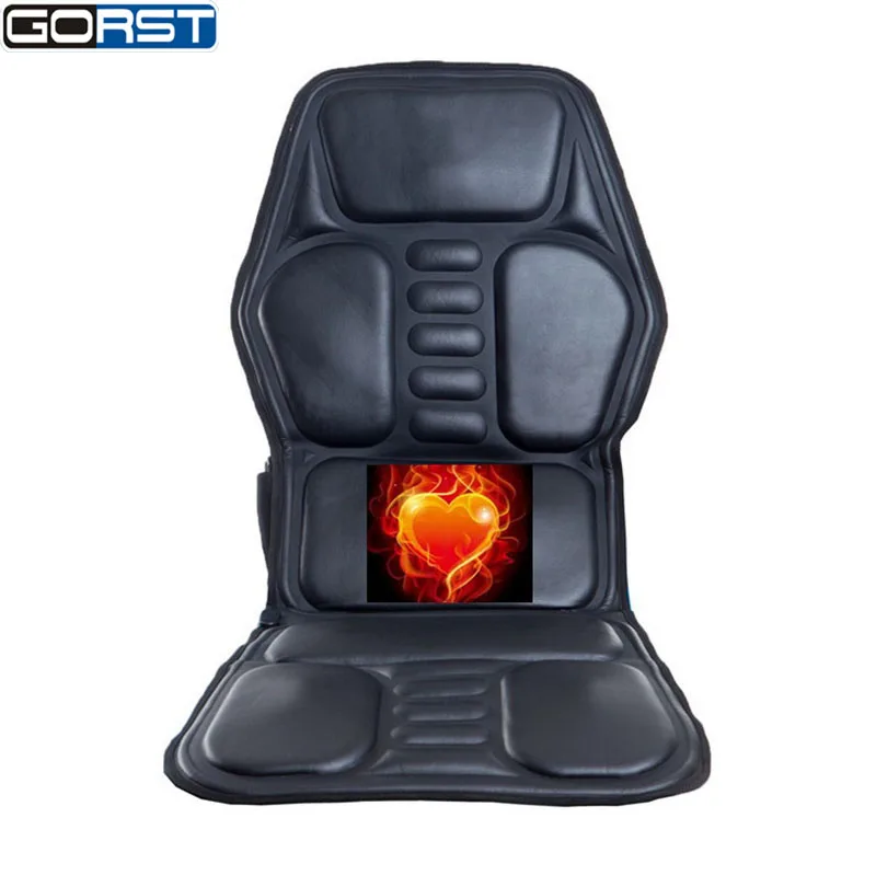 Car Styling Neck Back Seat Cushion massage Home Car Magnetic Field Lumbar Heat Vibrate Cushion Neck Chair beat Relax