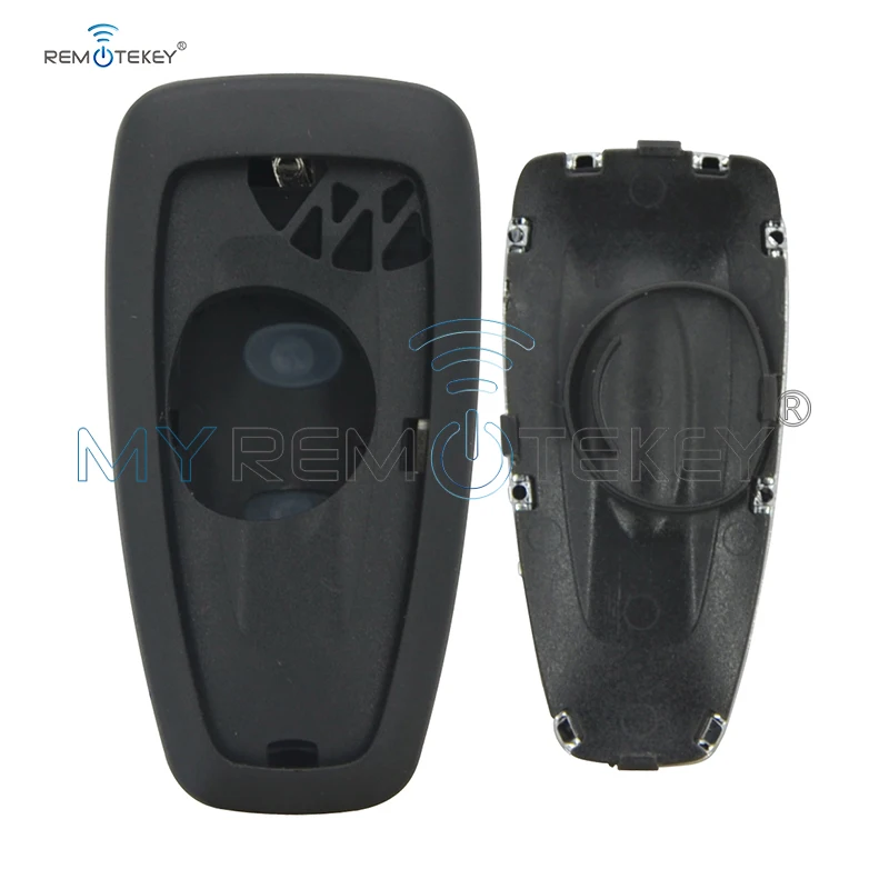 Remtekey Flip Remote Key Case Shell 2 Button HU101 Key Blade EB3T-15K601-BA 5WK50165 For Ford Ranger 2011 2012 2013 2014 2015