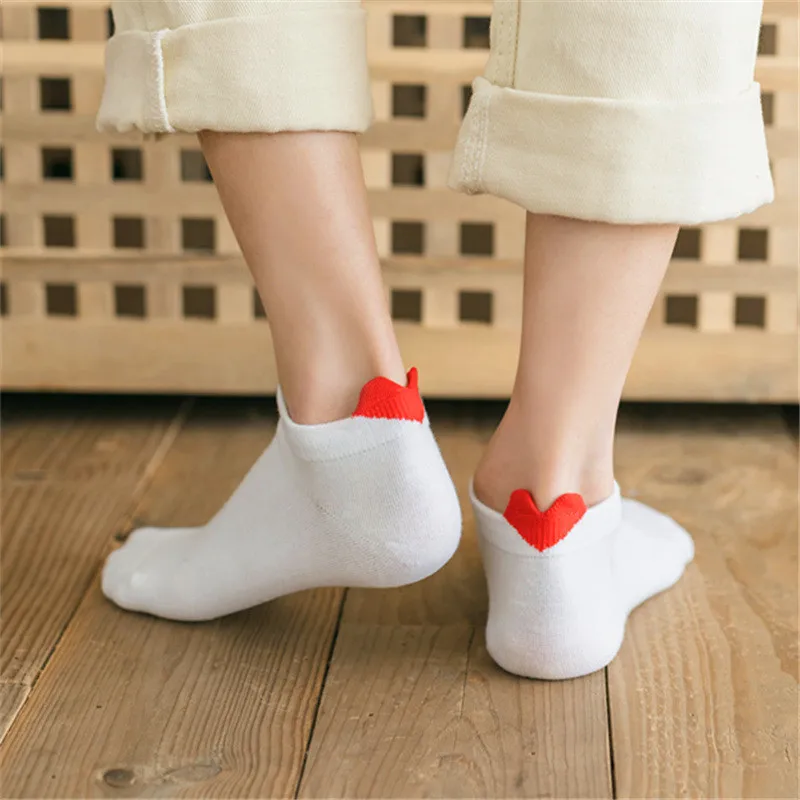 Chaussettes courtes décontractées en coton Harajuku pour femmes, chaussettes mignonnes pour filles, chaussettes confortables pour étudiantes, chaussettes blanches de rinçage, 6 paires