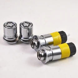 M14x1.5 Steel Anti-Theft Auto Car Alloy Wheel Rim Locking Lock Nuts For Toyota Land Cruiser 100 105 / Land Rover Freelander 1