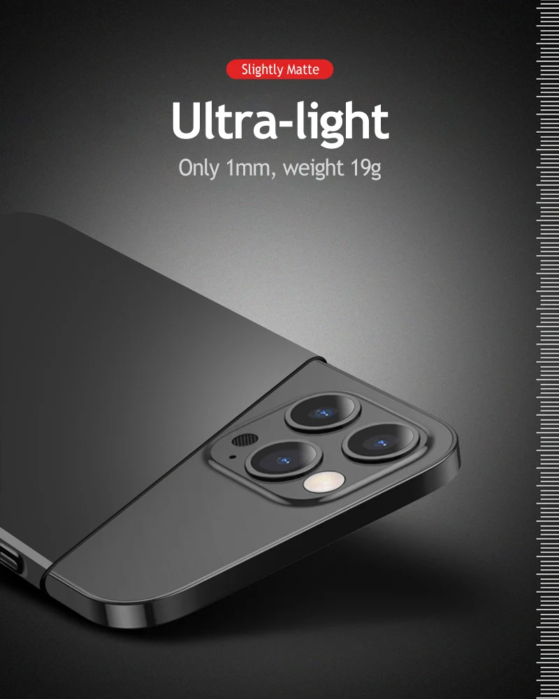For APPLE iPhone 18 17 16 17e 16e 15 14 13 Mini Pro Max Air Plus Hard PC Shockproof Cases Lightweight Ultra Slim Matte Covers