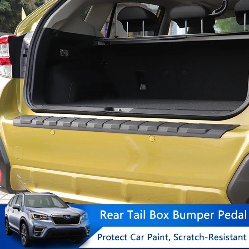 

QHCP Trunk Rear Guard Plate Car Rear Bumper Pedal Antiscratch Protection Cover For Subaru Forester13-18,19-21 Outback15-20 XV18+