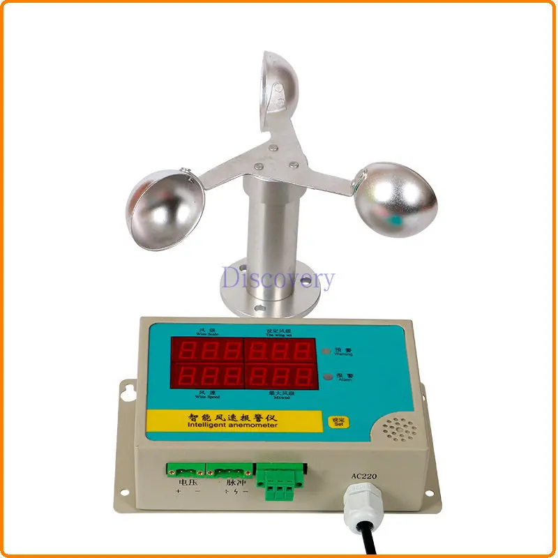 Wind Speed Alarm Tower Crane Anemometer Tower Wind Speed Tester Meter