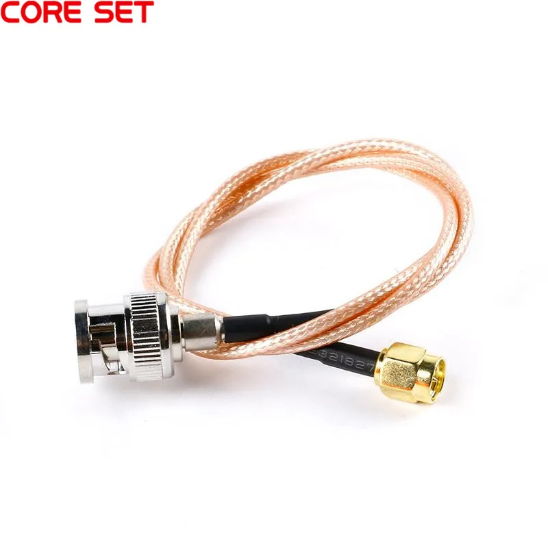 SMA-J Male To BNC-J Male Connector RP SMA 2 Dual Male Connector RF Coax Cable Assembly RG316 Wire Length 1M 15CM 30CM 50CM 100CM