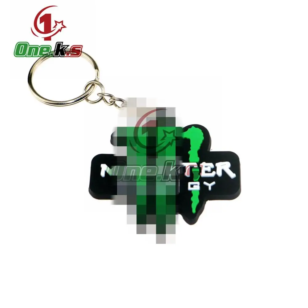 【Buy three get one free】Rubber Motorcycle Key Ring Key Chain cool keychain 3D Soft For  KAWASAKI Locomotive model