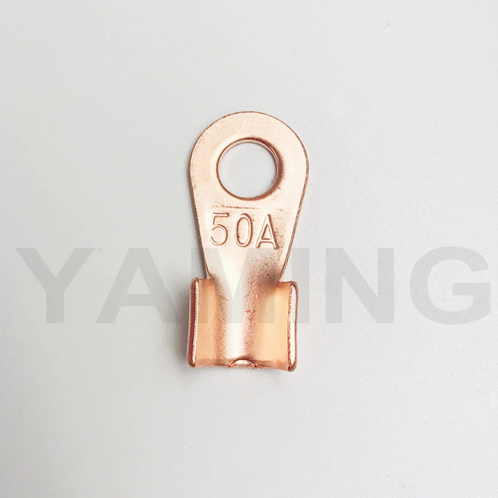 Terminal OT Series 10/20/30/40/50/60/100/150/200A Splice Wire Dia Copper O shape Circular Naked Battery Cable Connector Open Lug