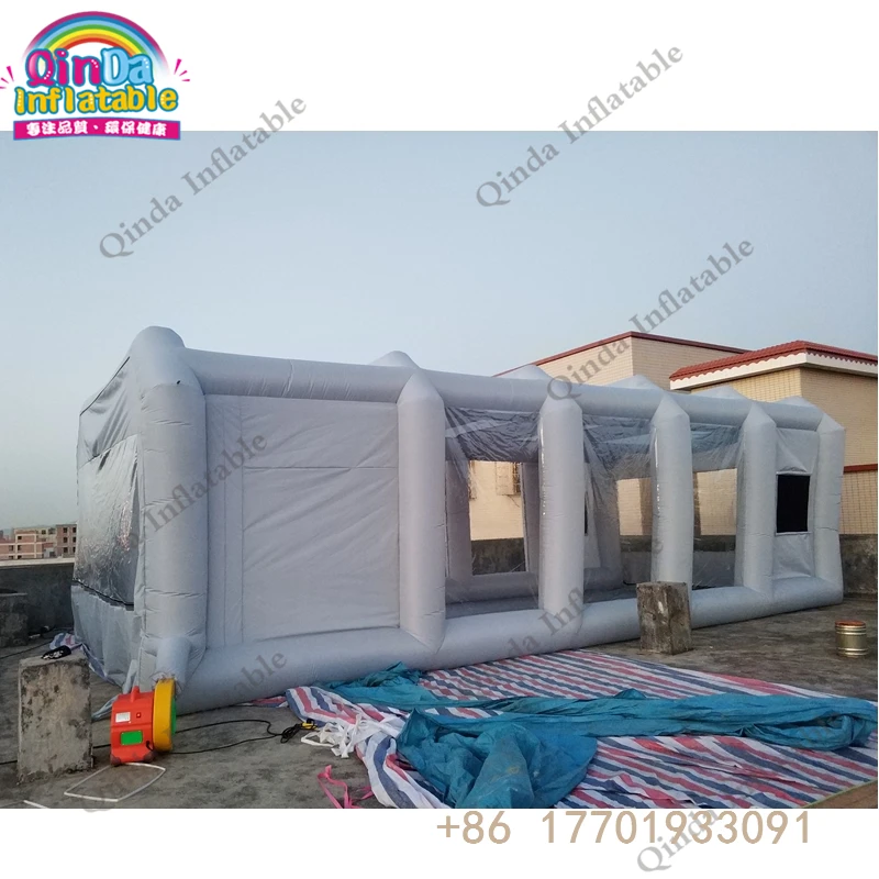 

Portable Washing Oxford Material Car Inflatable Spray Booth Painting Car With Filter