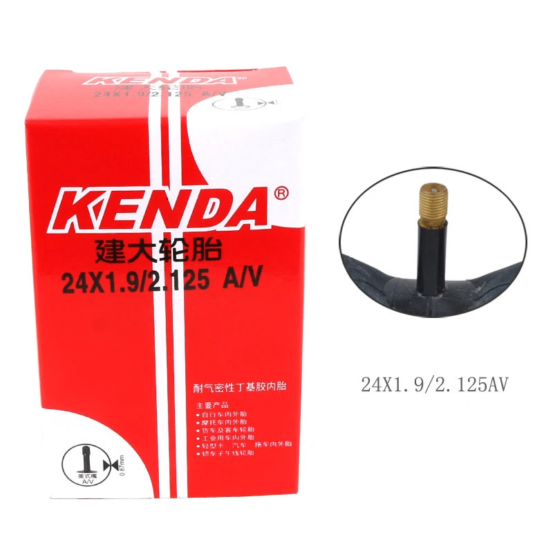 

KENDA BMX bicycle inner tube 14/16/20/24 inch AV Butyl Rubber inner tube for bmx folding bike Bicycle Parts