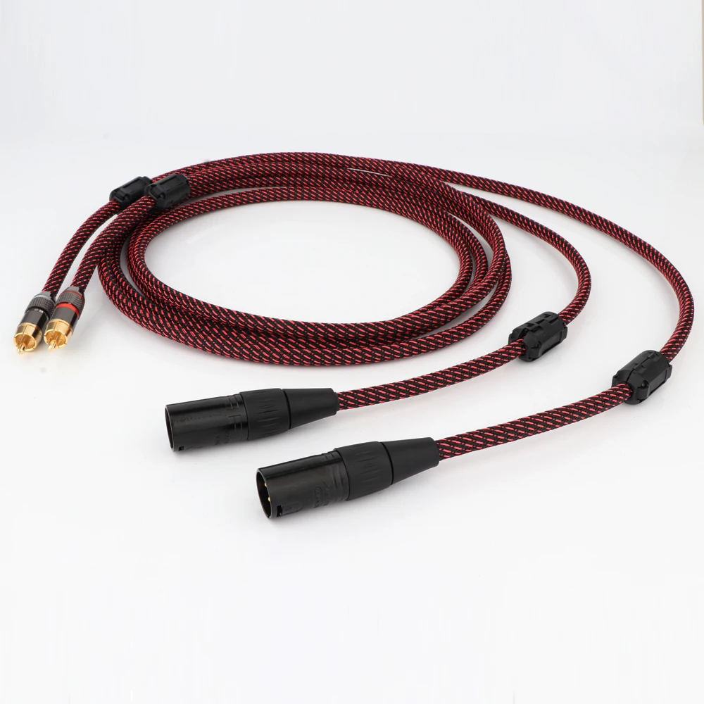 

Preffair Hifi Audio RCA Male To XLR Male Gold Plated Plug Audio Cable Interconnect Cable Hifi Cable