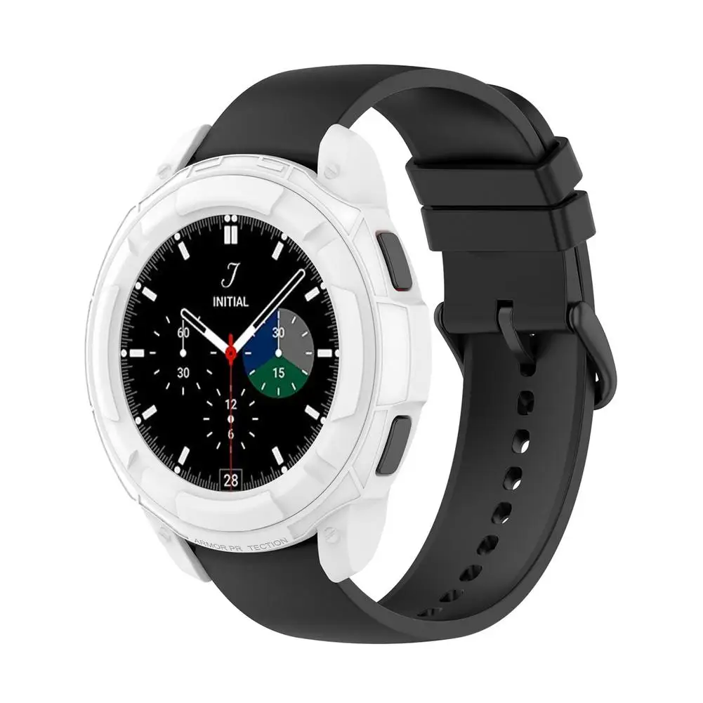 Case ForSamsung Galaxy Watch 4 Classic 42mm/46 TPU All-around Anti-fall Screen Protector Cover 4 Classic 46mm/42mm