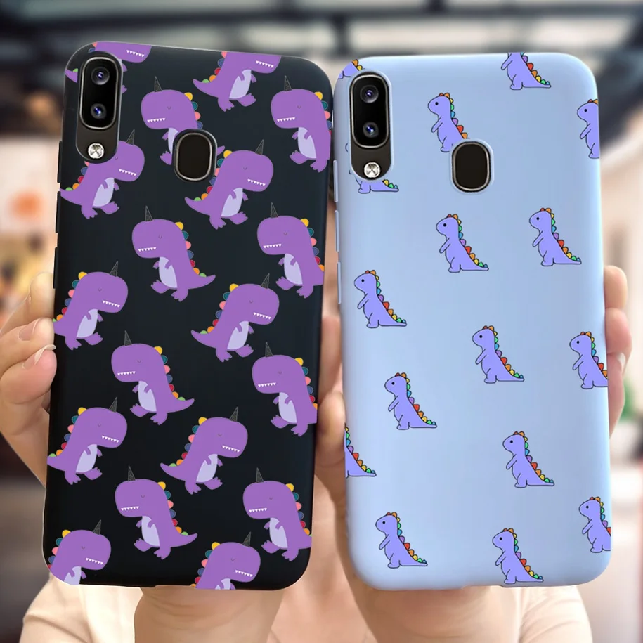 For Samsung A20 Case Fashion Daisy Flower Painted Soft Silicone Back Cover For Samsung Galaxy A30 A20 A20e M10 M10S Phone Fundas