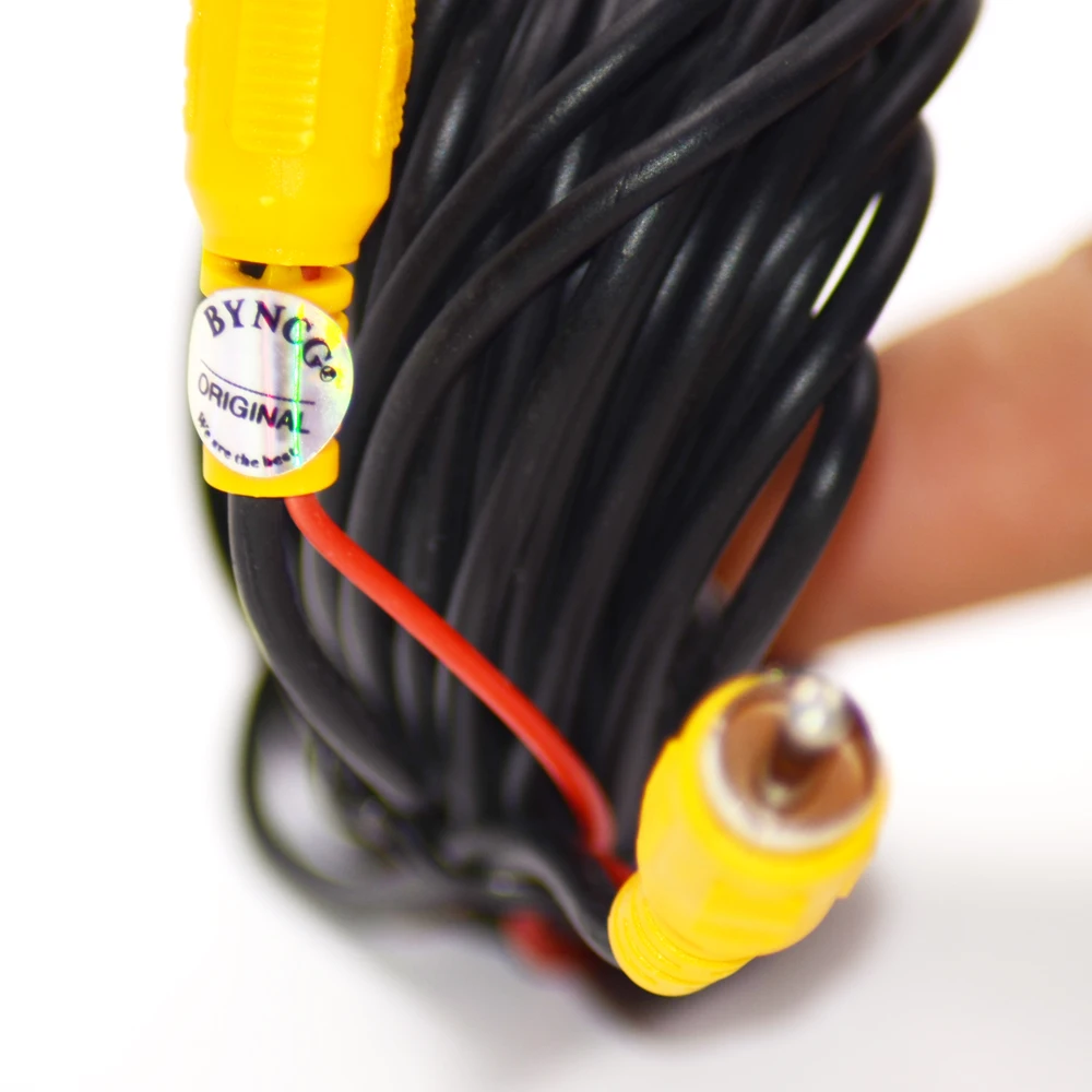 RCA Video Cable For Car Parking Rearview Rear View Camera Connect Monitor DVD Trigger Cable 6M 12M 15M 20M Optional
