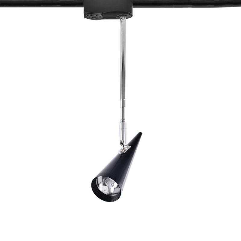 

12W LED COB Ceiling Lamp Fixture Adjustable L Type Track Orbit Picture Light Retractable Jewelry Store Bar Counter Living Room