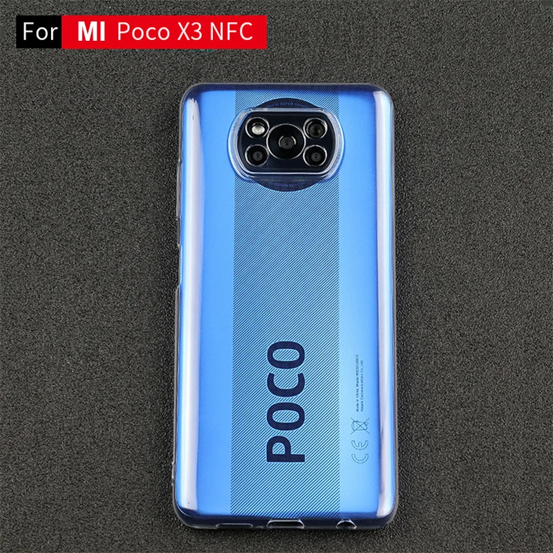 (Auf lager) transparent weiche tpu telefon fall für xiaomi poco x3 nfc X3 PRO globale version Ultra Thin klar rückseite coque