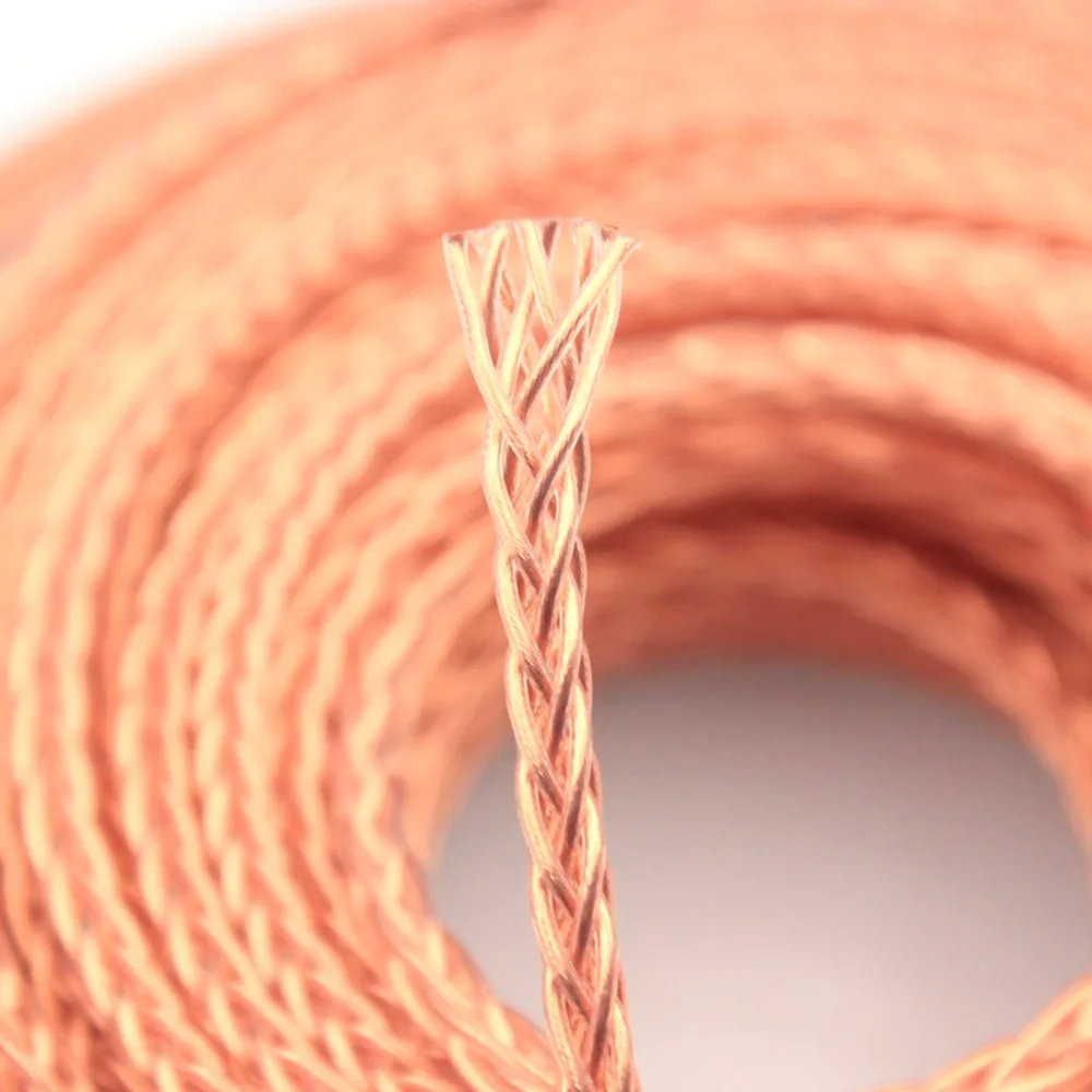 Thoulies DIY HIFI Single Crystal Copper 4.4mm Balanced Male to 4.4mm Balanced Male Audio Adapter Cable 4.4 Male to Male Adapter