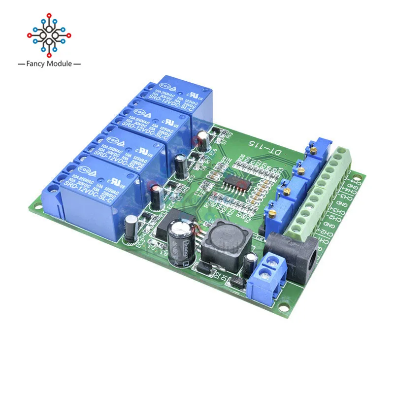 LM393 Voltage Comparator Relay Module 1/2/4CH with 5V/12V/24V Volt Comparison Board for Automotive Circuit Modification Circuit