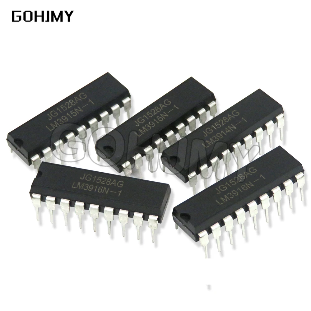 5PCS LM3914N-1 LM3915N-1 LM3916N-1 DIP-18 LM3914N LM3915N LM3916N DIP18 LM3914 LM3915 LM3916