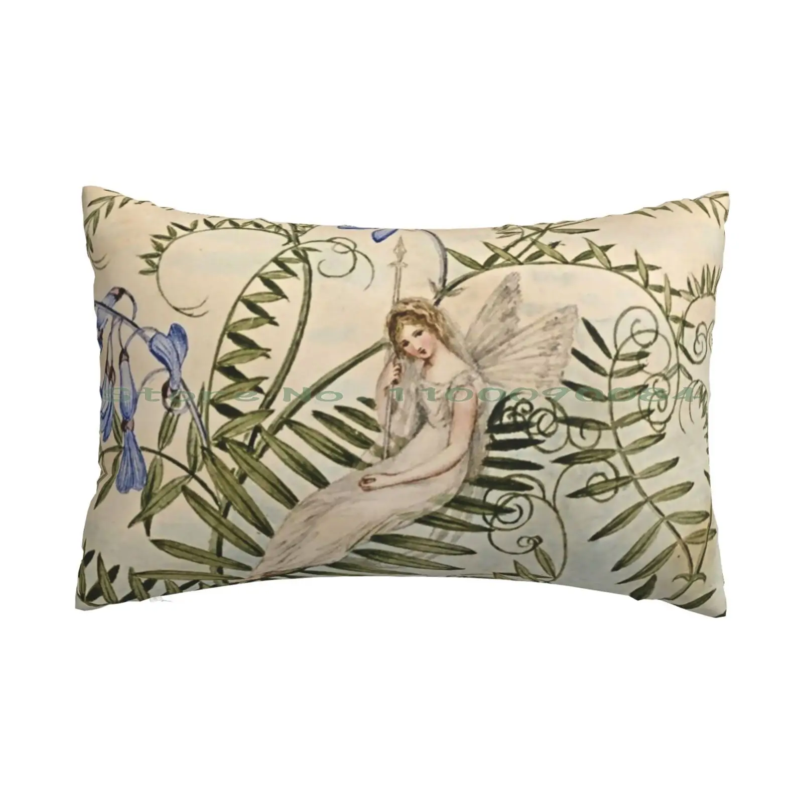 “fairy Resting Among Flowers” By Amelia Jane Murray Pillow Case 20x30 50*75 Sofa Bedroom The One Where I Turn Fifty Fifty