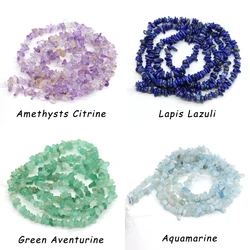 Irregular Freeform Chip Gravel Beads Natural Stone Amethysts Malachite Beads Jewelry Making DIY Necklace Bracelet Earring 15''