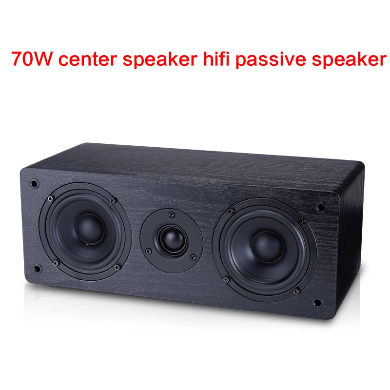 

70W High Power Center Speaker NS-60C Home Theater Hifi Passive Speaker DIY Fever Home Audio Speaker TV Volume Amplifier 60-20KHz